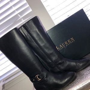 Ralph Lauren authentic leather riding boots